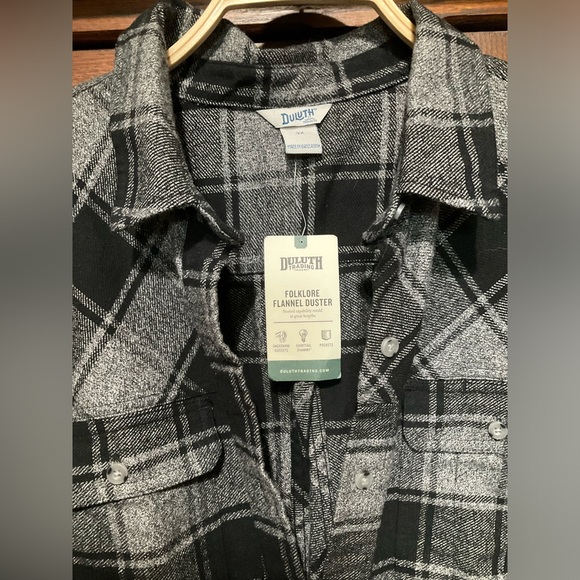 DULUTH TRADING Flannel Duster - Picture 4 of 14
